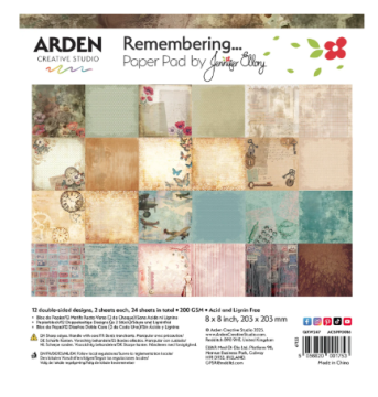 Remembering 8x8 Papers, 12 sheets